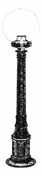 Lampă de podea pentru exterior Demilee (maro)