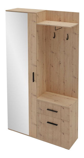 Előszoba Cless (artisan tölgy) (tükörrel)