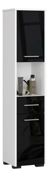 Kúpeľňová skrinka Farid TYP3 (čierny lesk)