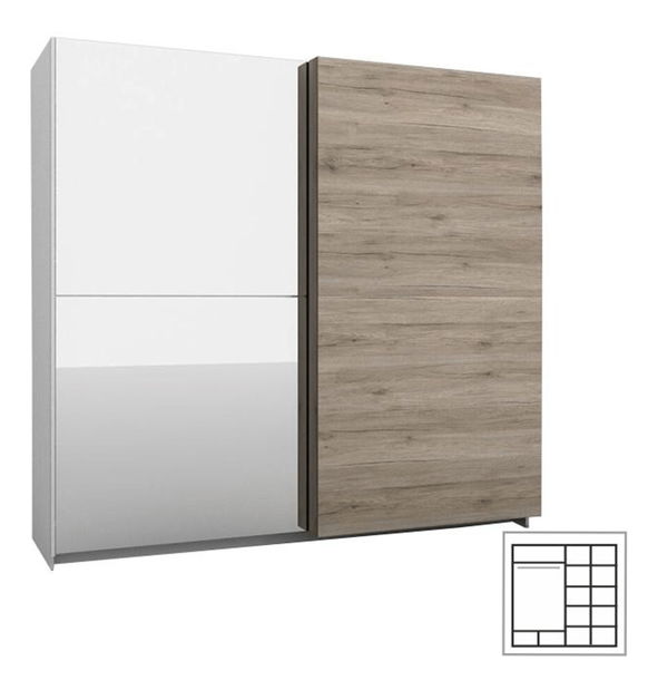 Šatníková skriňa Brono BX 72