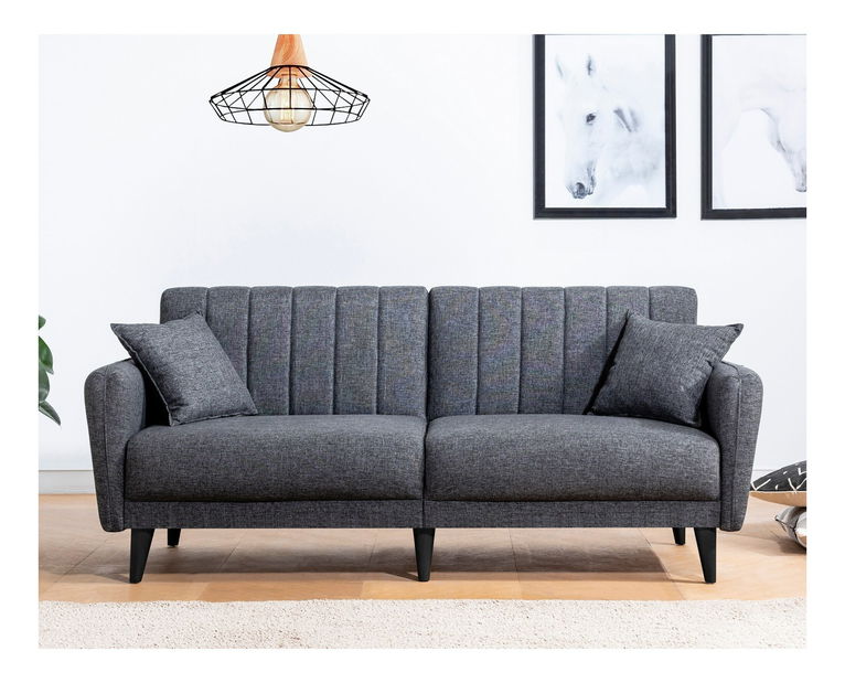 Ülőgarnitúra 3+1 Acanti (antracit)