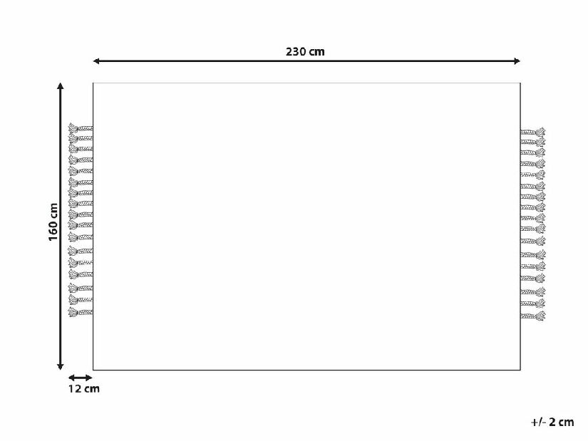 Tepih 160 x 230 cm Yelza (bež)