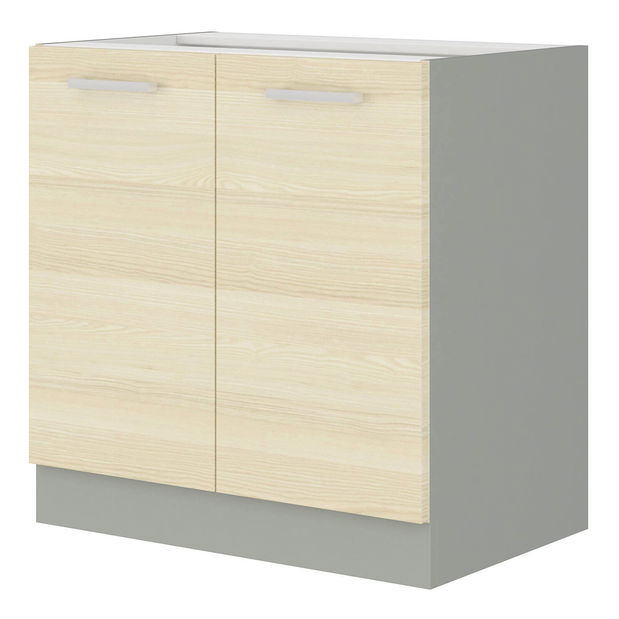 Dolná kuchynská skrinka Edison 80 D 2F BB (biela)