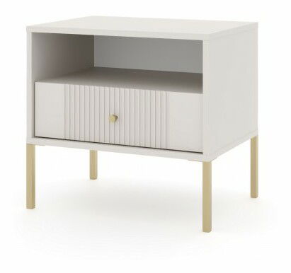 Nočný stolík Isae 5W (kašmír + zlatá)