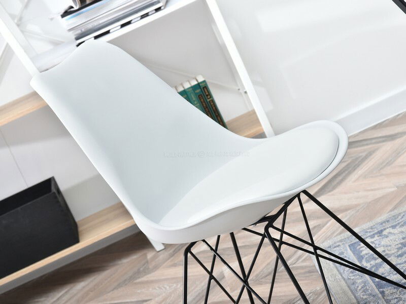 Scaun Large Rod (alb + negru)