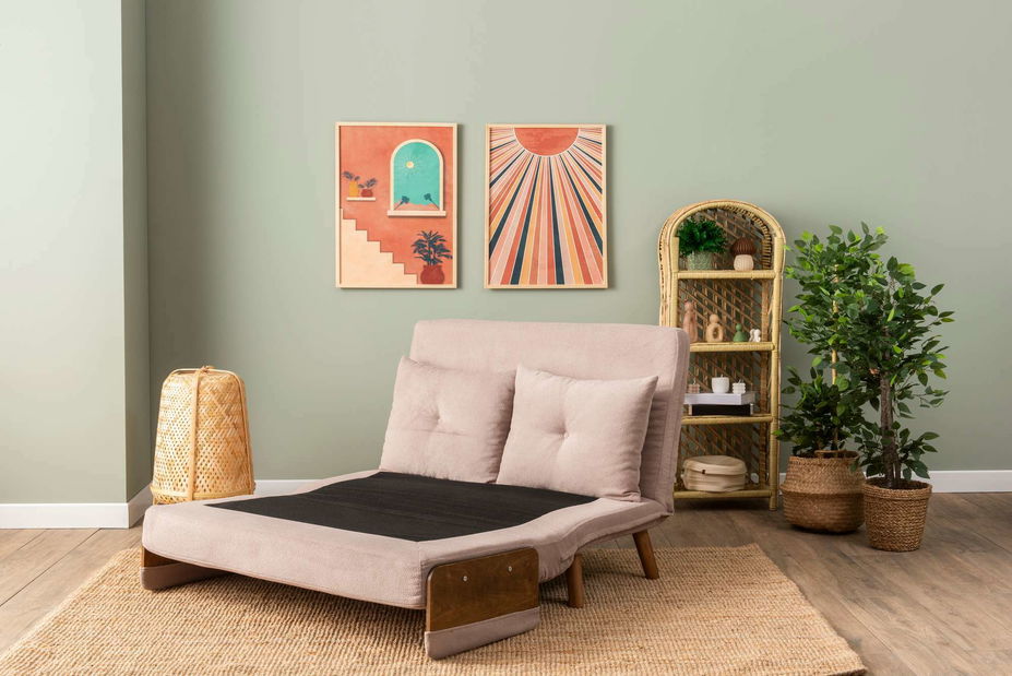 Pohovka dvojsedačka Como P (hnedá)