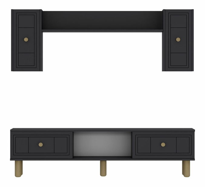 Obývacia stena Darino (antracit)