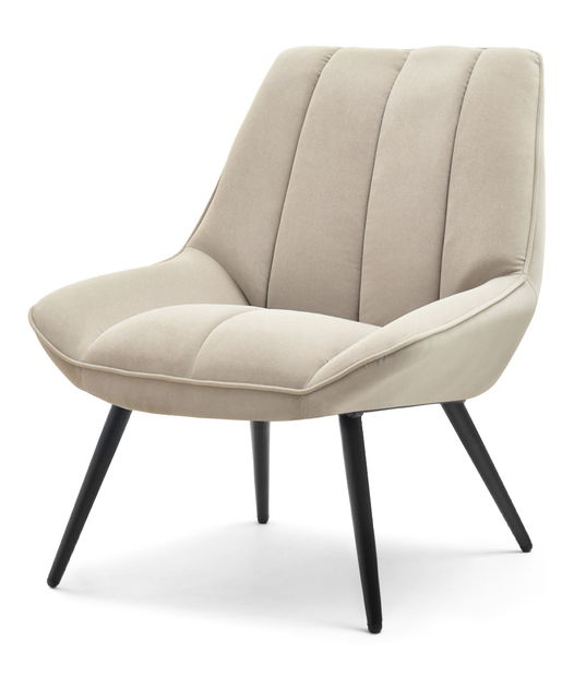 Kreslo Zolta (béžová + čierna)