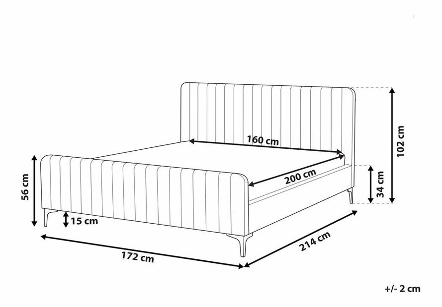 Pjenasti madrac 80x200 cm Premium
