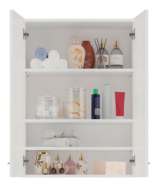 Dulap de baie suspendat Perdieron 2 (alb)