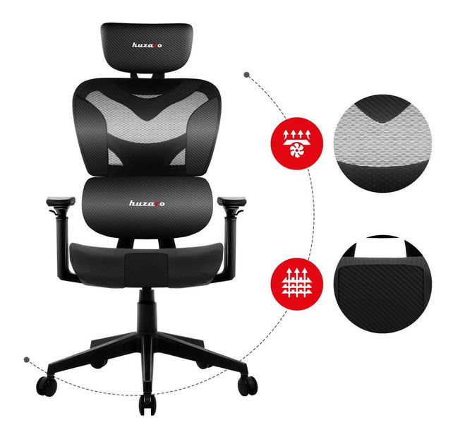 Játék szék Cruiser 8 (fekete + karbon)