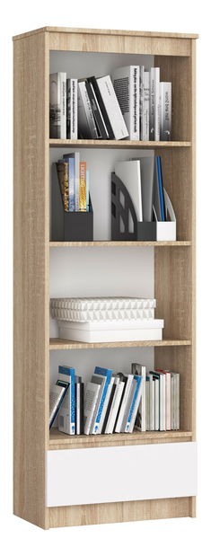 Regál Radha (szonoma tölgy + fehér)