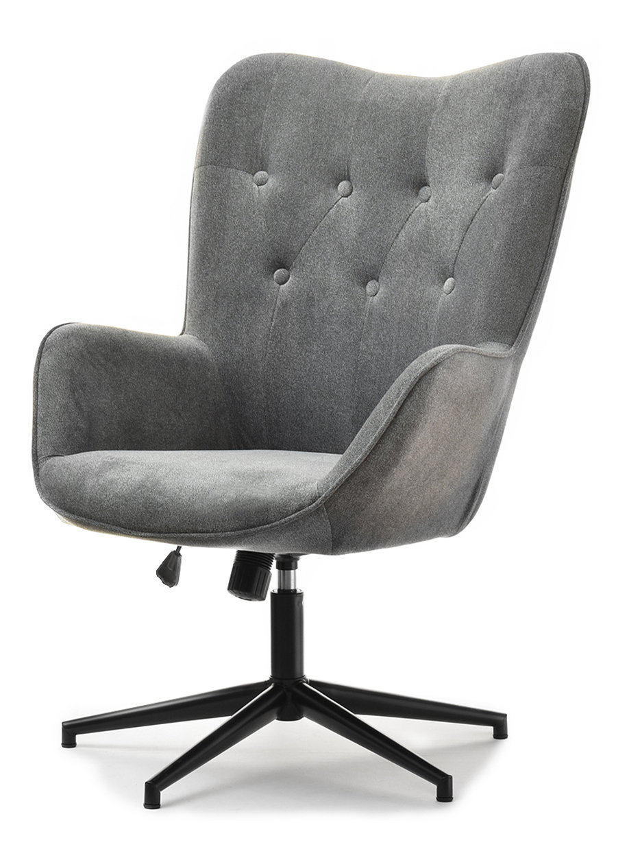 Fotel Truni (szürke + fekete)