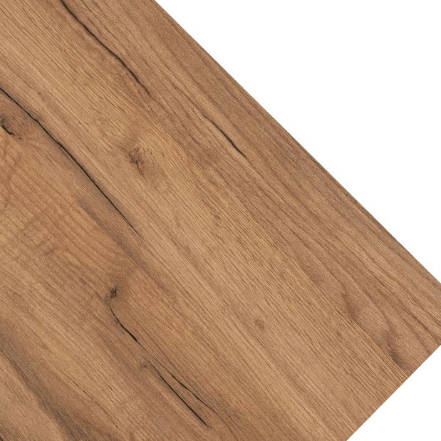 Masă sufragerie extensibilă Seguiremos (stejar craft auriu + negru) (pentru 4-6 persoane)