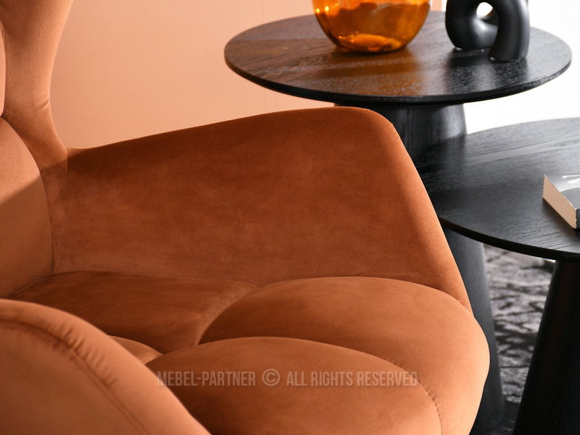 Fotel Kikino (réz + fekete)