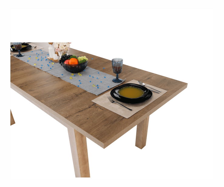 Rozkladací jedálenský stôl Modestus 16 STW (pre 6 osôb)