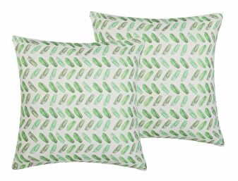 Set 2 buc perne decorative 45 x 45 cm Prunie (verde)