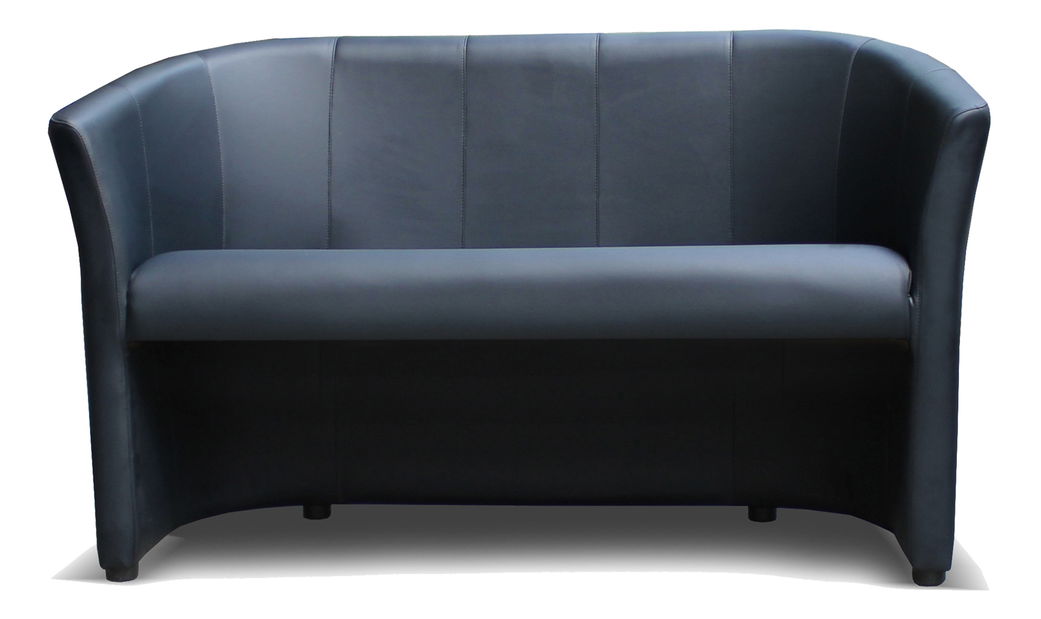 Pohovka dvojsedačka Kubelek (čierna)