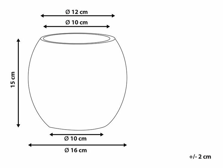 Vaza 15 cm Bertram (više boja)