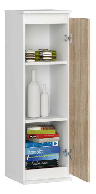 Zidni ormarić Wren (bijela + hrast sonoma)