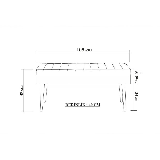 Mobilier pentru hol Maluxe Tigris (Stejar sonoma + Albastru închis)