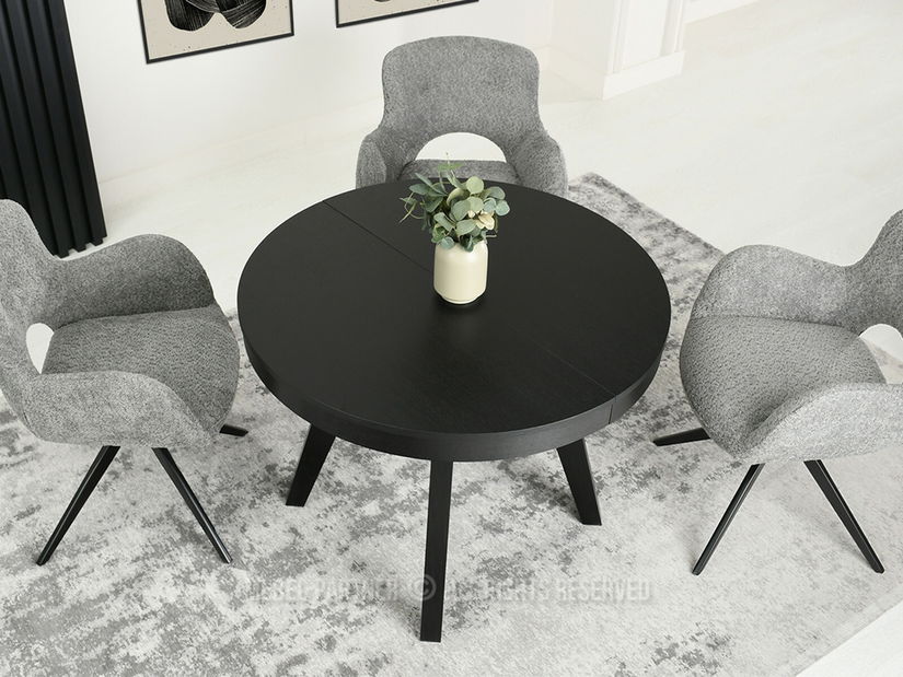 Masă sufragerie Trasladar (negru)