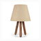 Stolová lampa Woodarella 2 (krémová + prírodná)