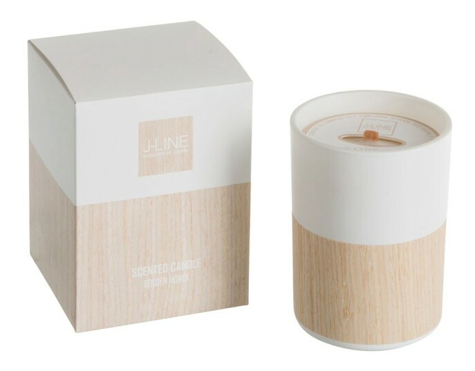 Sviečka Jolipa (9x9x12cm) (Biela)