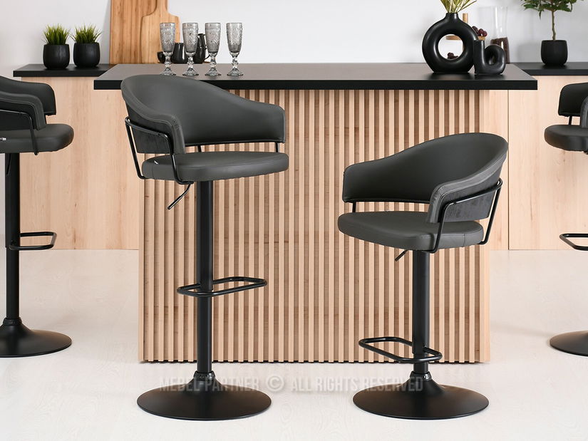 Stolička Horatio (grafit + čierna)