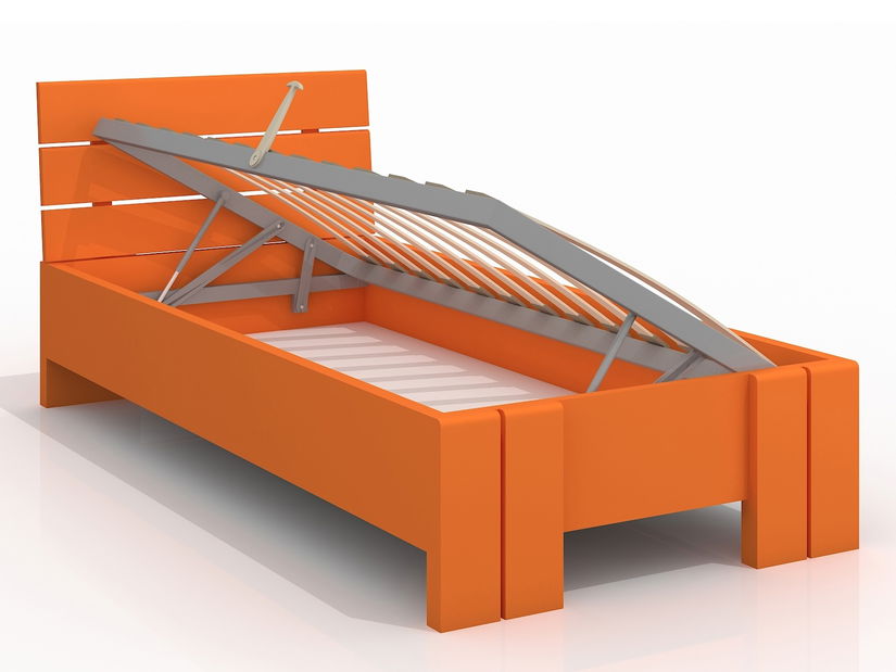 Jednolôžková posteľ 120 cm Naturlig Kids Tosen High BC (borovica) (s roštom)