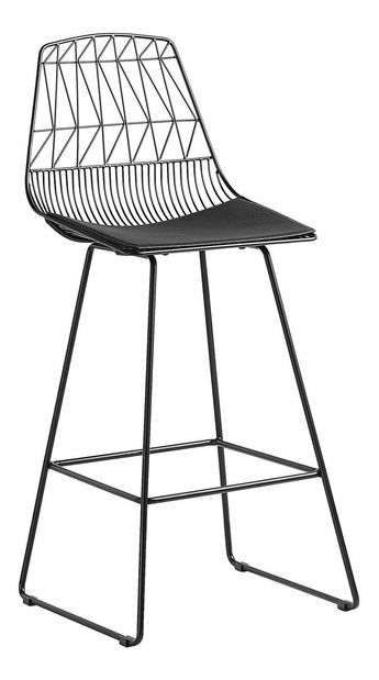 Set barskih stolica 2 kom. Pesto (crna)