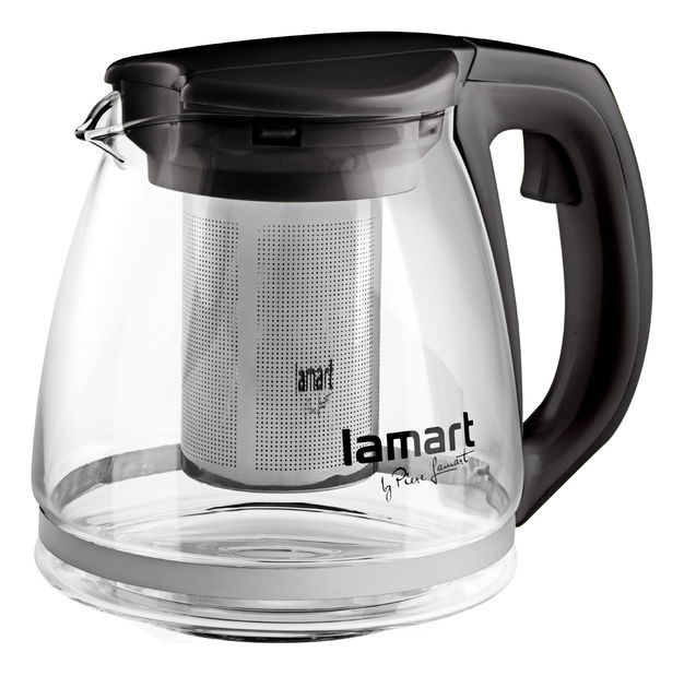 Fierbător apă Lamart Verre 1,1l (negru)