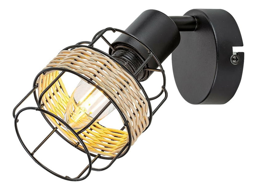 Corp iluminat spotlight Hopei 5281 (natural + negru)