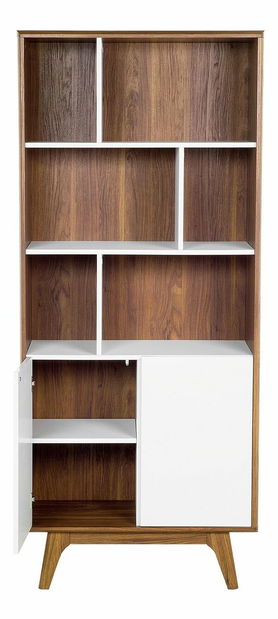 Regál Colombo (sötét fa)