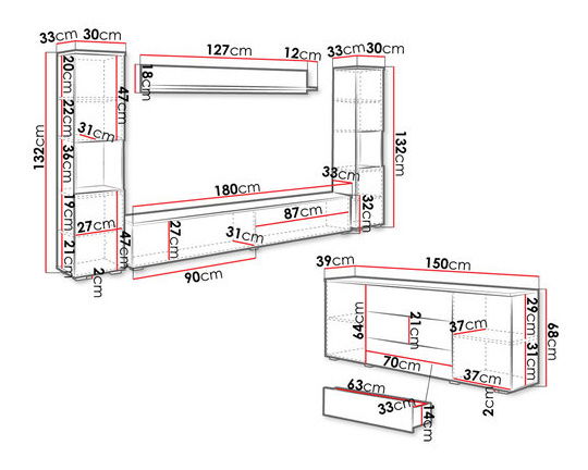 Mobilier living Nova II (wotan)