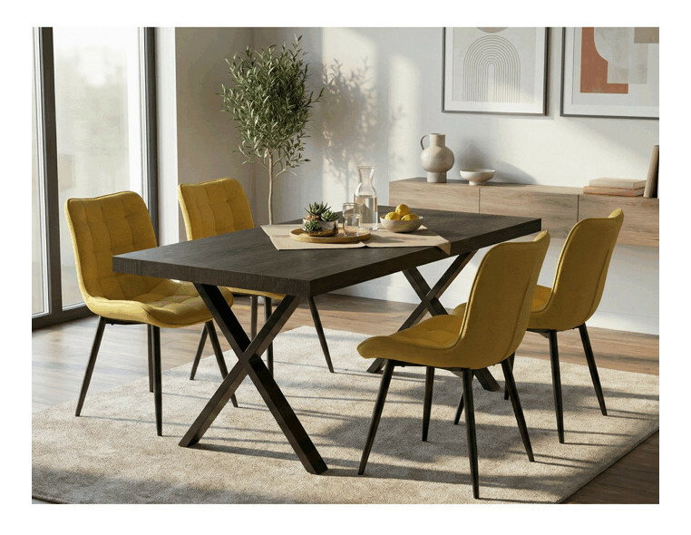 Jedálenský stôl Hatto 316 (sivá)