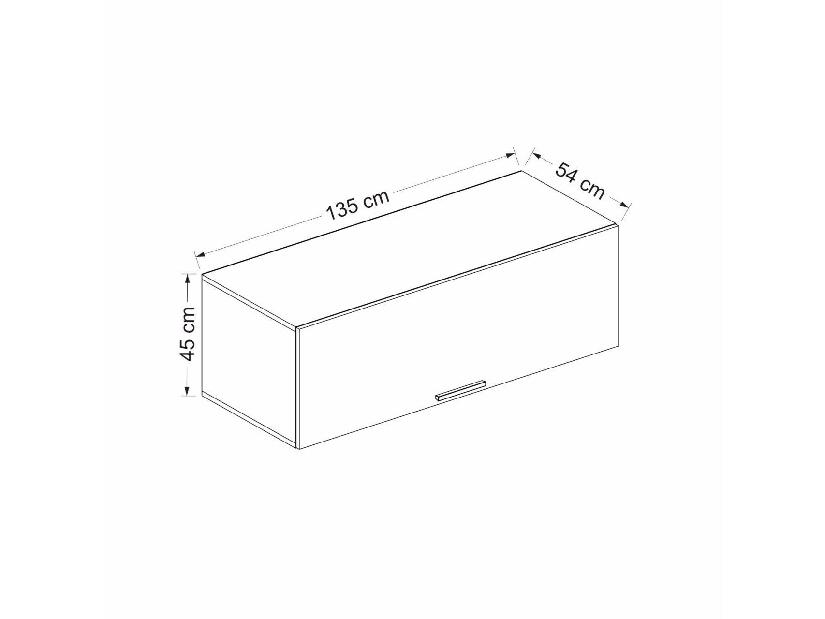 Dulap suspendat Bubose 6 (antracit) 