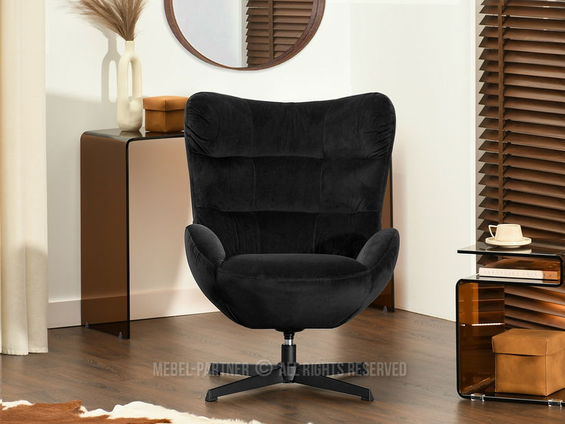 Fotoliu relax Sikula (negru)