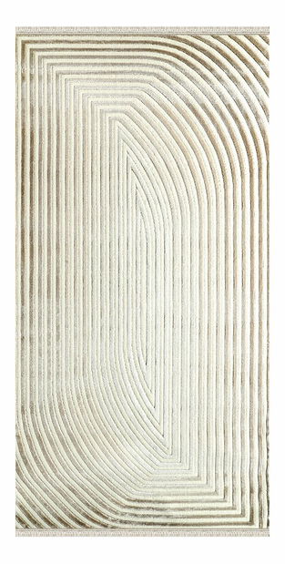 Koberec 100 x 200 cm Amore IV (krémová)