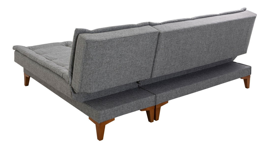 Sarokkanapé Santic (sötétszürke)