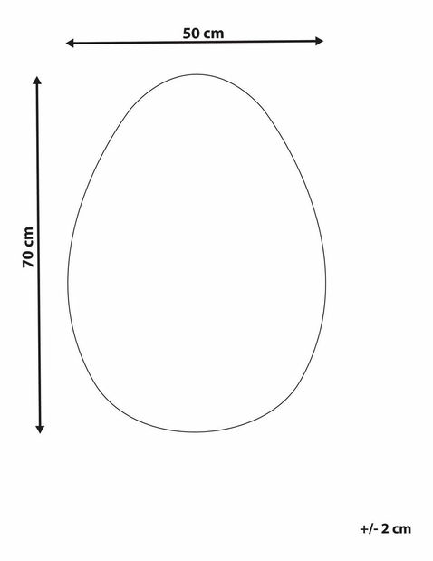 Zidno ogledalo Monza (srebrna)