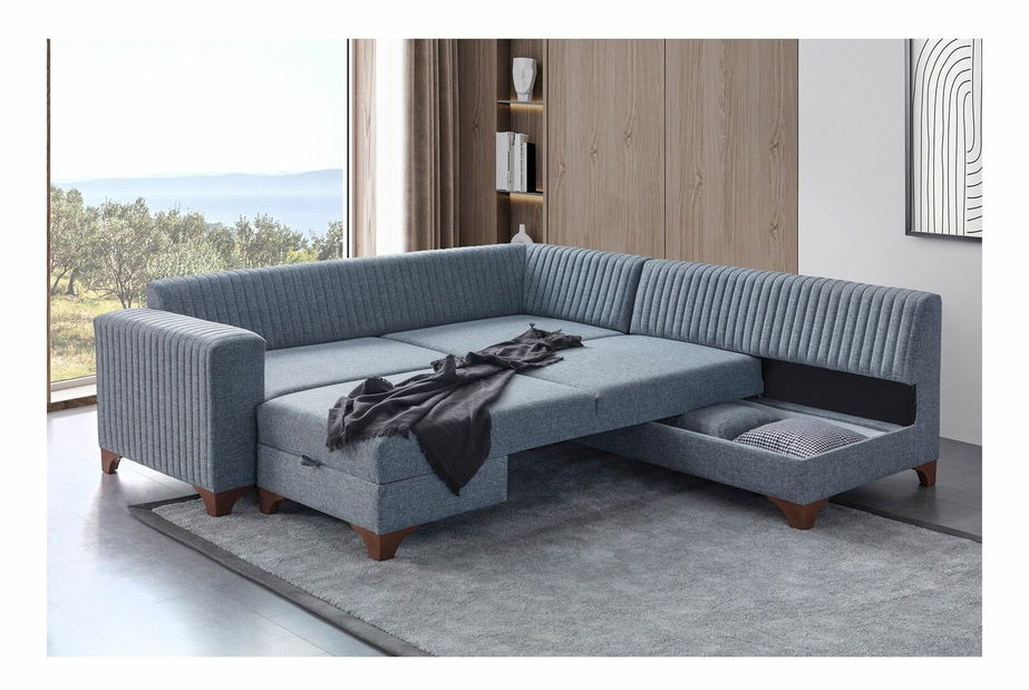 Rohová sedačka Westy (sivá) (P)