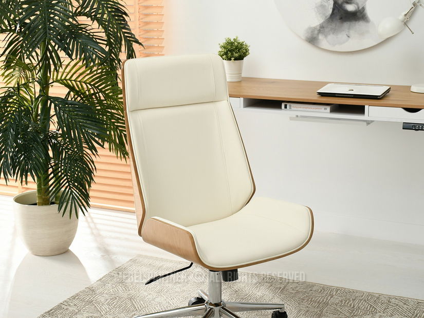 Szék Aukley (krém + króm)