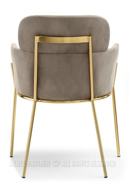 Szék Baggie K (bézs + arany)