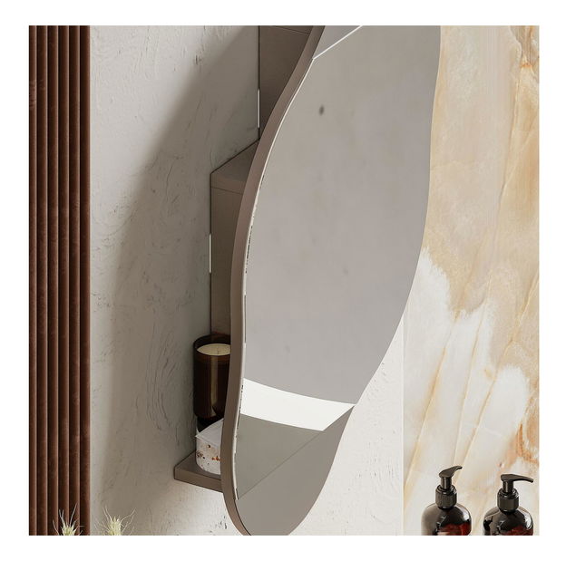 Kupaonski ormarić Desepo (svijetla mocha) 