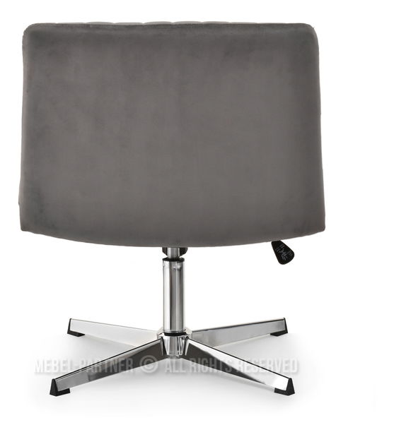 Fotel Loise (szürke + króm)