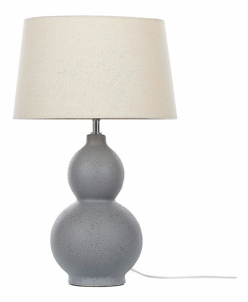 Stolná lampa Yaletha (sivá) 