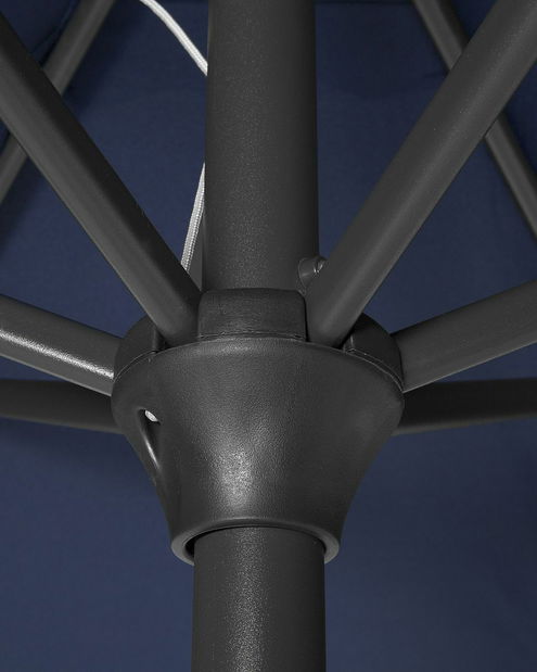 Záhradný slnečník 270 cm VARENA (hliník) (námornícka modrá)