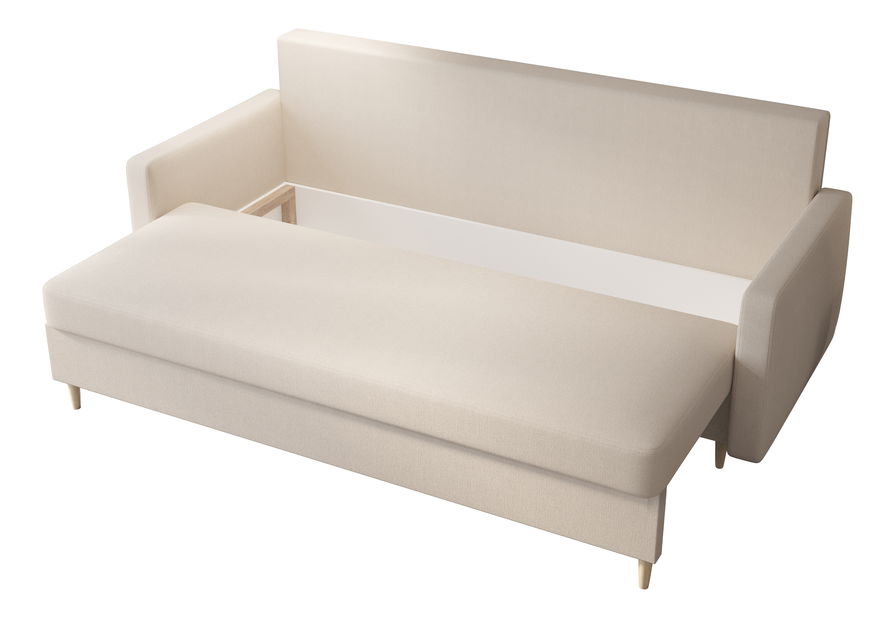 Canapea două locuri Aura (crem)