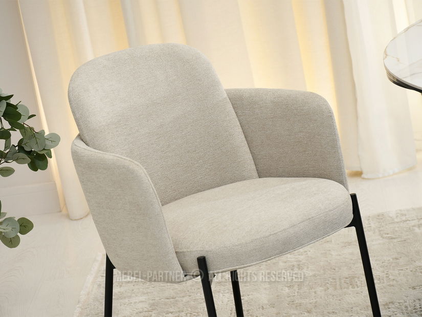 Scaun sufragerie Oficina (bej + negru)